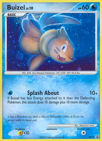 Buizel DP13 — Diamond and Pearl Promos
