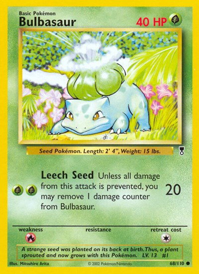 Bulbasaur 68 — Legendary Collection