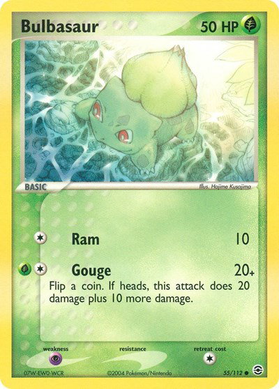 Bulbasaur (55) 55 — EX FireRed & LeafGreen