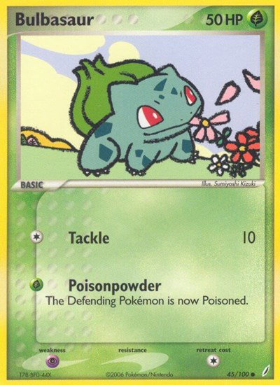 Bulbasaur (45) 45 — EX Crystal Guardians