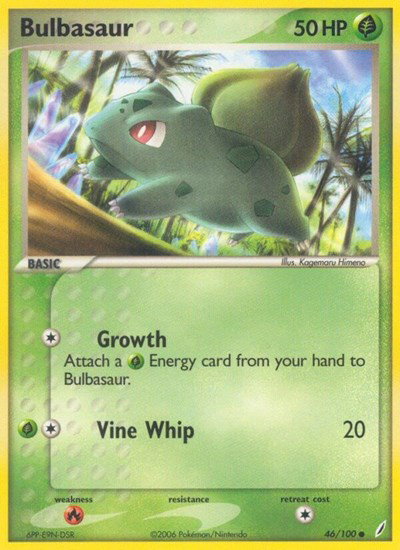 Bulbasaur (46) 46 — EX Crystal Guardians