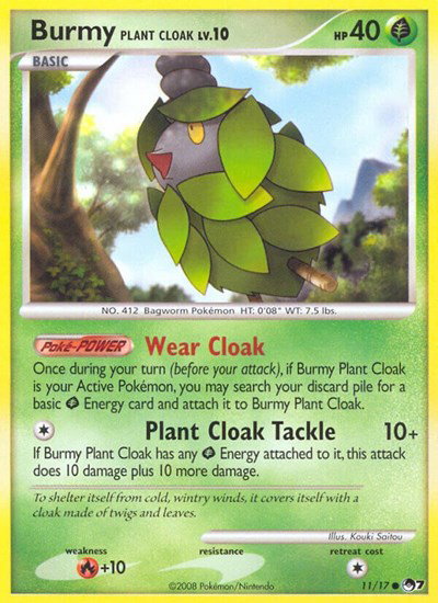 Burmy Plant Cloak 11 — POP Series 7