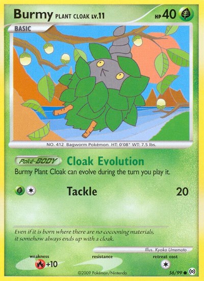 Burmy Plant Cloak 56/99 — Platinum Arceus