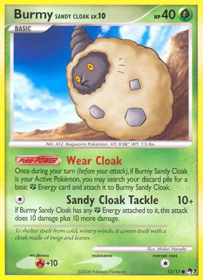 Burmy Sandy Cloak 12 — POP Series 7