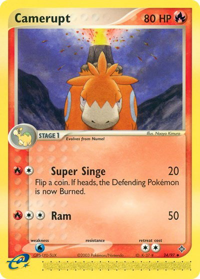 Camerupt 24 — EX Dragon
