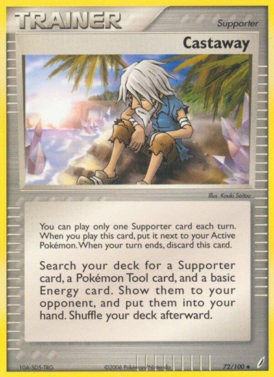 Castaway 72 — EX Crystal Guardians