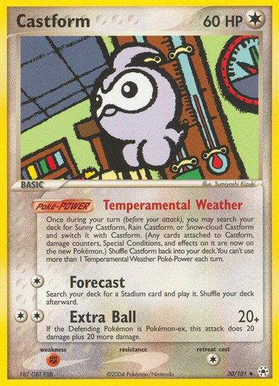Castform 30 — EX Hidden Legends
