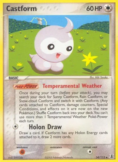castform pokemon card value | Chilling Reign Evolves from null Type Castform Sunny Form - SWSH06: