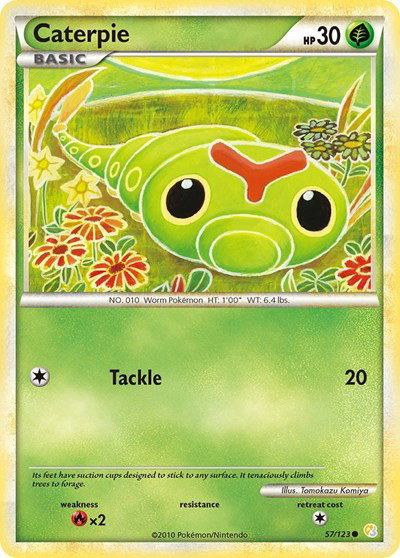 Caterpie 57 — HeartGold SoulSilver