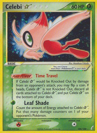 Celebi Gold Star 100 — EX Crystal Guardians