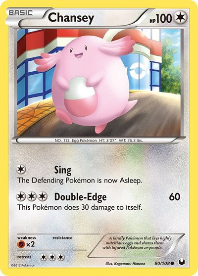 Chansey (80) 80 — Dark Explorers