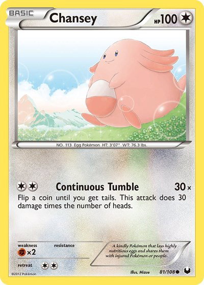 Chansey (81) 81 — Dark Explorers