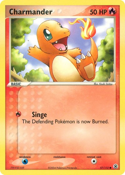 Charmander (57) 57 — EX FireRed & LeafGreen