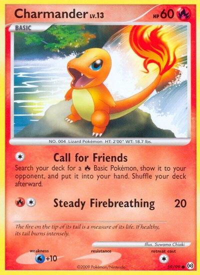 Charmander 59/99 — Platinum Arceus