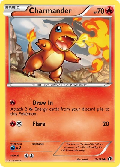 Charmander 17 — Legendary Treasures