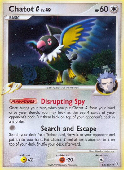 Chatot G 54 — Supreme Victors