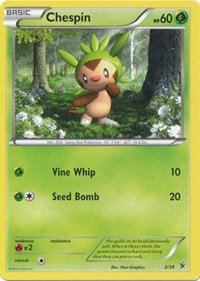 Chespin 3 — Kalos Starter Set