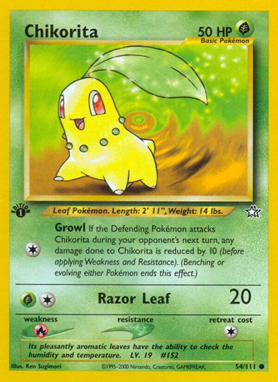 Chikorita (54) 54 — Neo Genesis