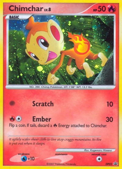 Chimchar DP02 — Diamond and Pearl Promos