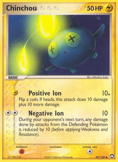 Chinchou 49 — EX Power Keepers