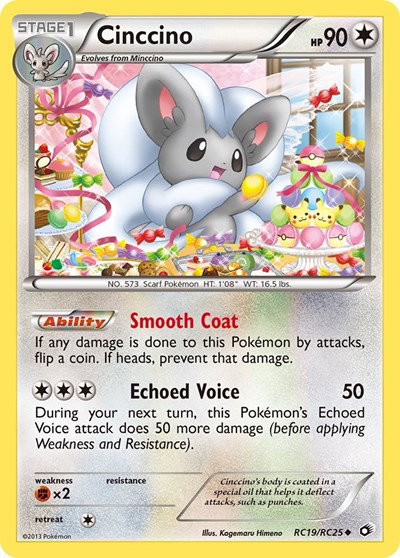 Cinccino RC19 — Legendary Treasures: Radiant Collections