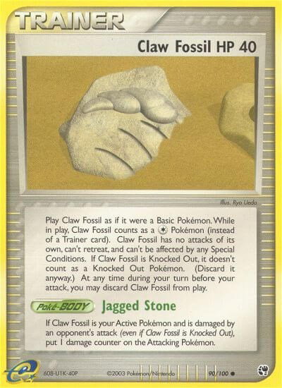 Claw Fossil 90 — EX Sandstorm