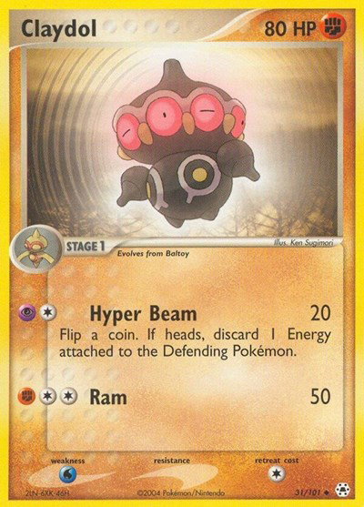 Claydol (31) 31 — EX Hidden Legends