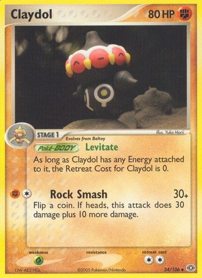 Claydol 24 — EX Emerald
