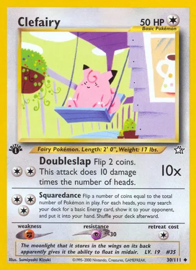 Clefairy - 30 - Neo Genesis Pokemon - Collectr Clefairy - 30 - Neo Genesis Pokemon - Collectr