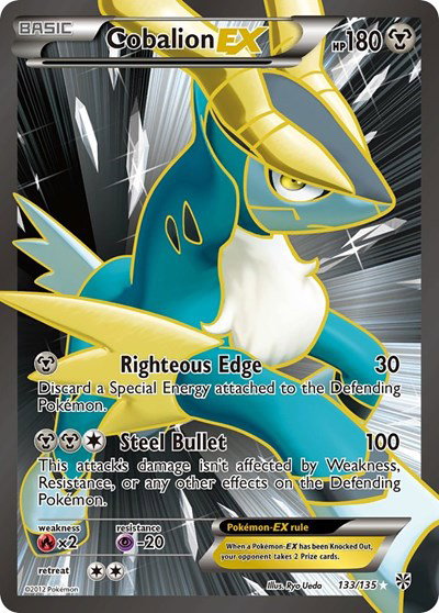 Cobalion EX (133 Full Art) 133 — Plasma Storm