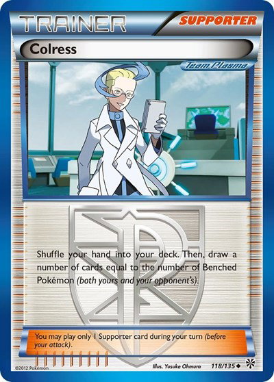 Colress (Team Plasma) 118 — Plasma Storm