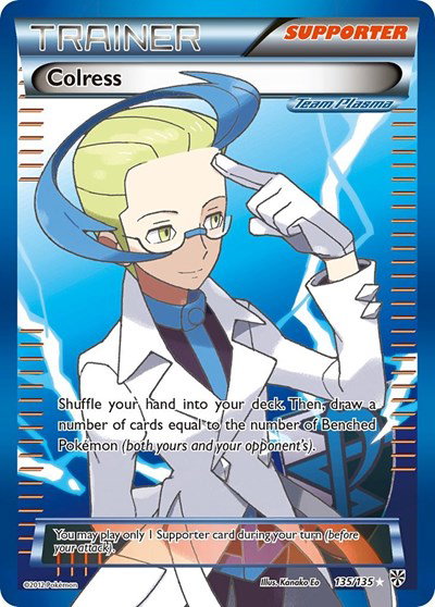 Colress (Team Plasma) (135 Full Art) 135 — Plasma Storm