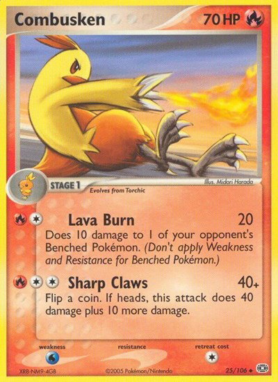 Combusken 25 — EX Emerald
