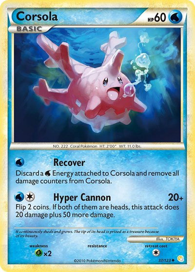 Corsola 37 — HeartGold SoulSilver