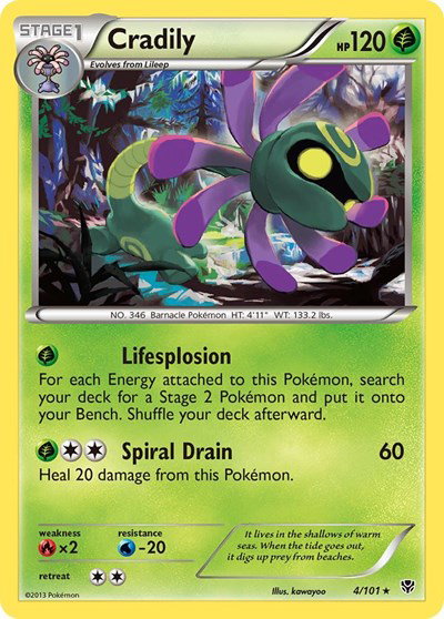 Cradily 4 — Plasma Blast