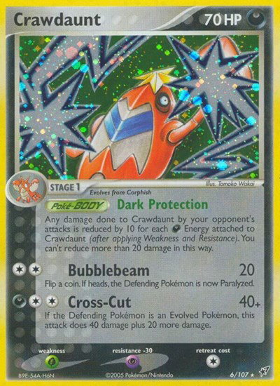 Crawdaunt 6 — EX Deoxys