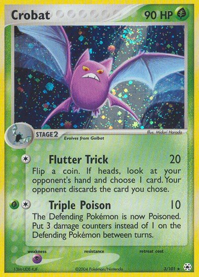 Crobat 3 — EX Hidden Legends