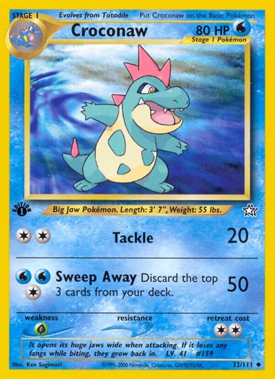 Croconaw (32) 32 — Neo Genesis