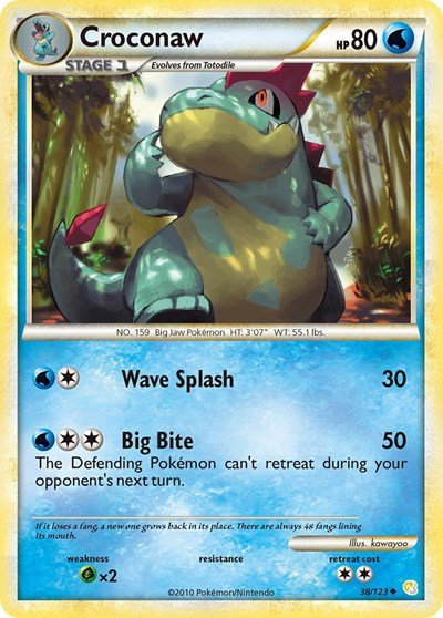 Croconaw 38 — HeartGold SoulSilver