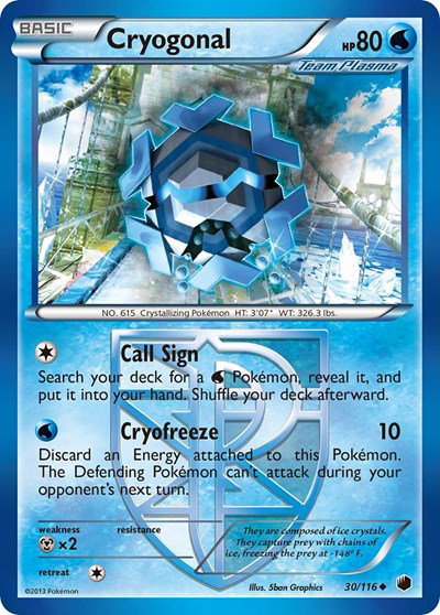 Cryogonal (Team Plasma) 30 — Plasma Freeze