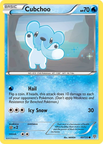 Cubchoo 40 — Plasma Storm