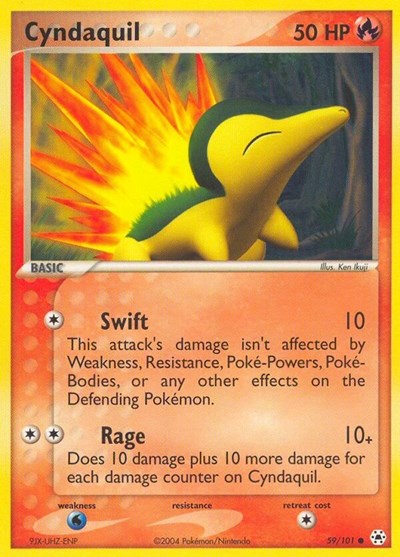 Cyndaquil 59 — EX Hidden Legends