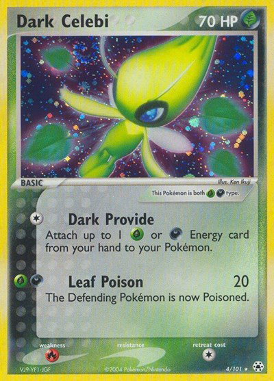 Dark Celebi 4 — EX Hidden Legends
