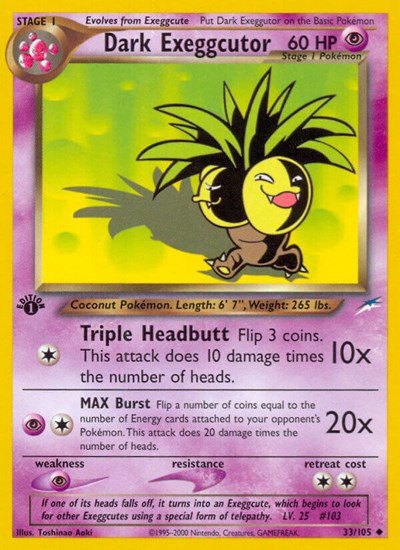 Dark Exeggcutor 33 — Neo Destiny