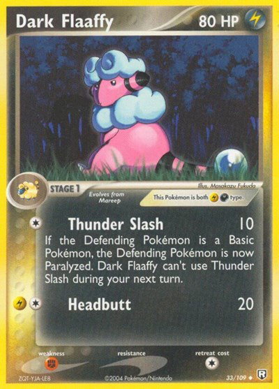 Dark Flaaffy 33 — EX Team Rocket Returns