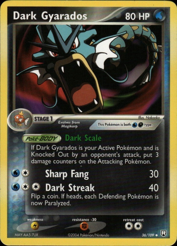 Dark Gyarados 36 — EX Team Rocket Returns