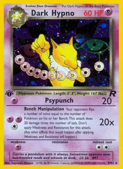Dark Hypno 9 — Team Rocket