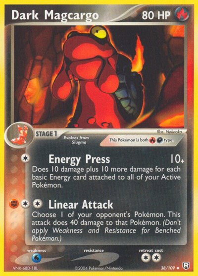 Dark Magcargo 38 — EX Team Rocket Returns