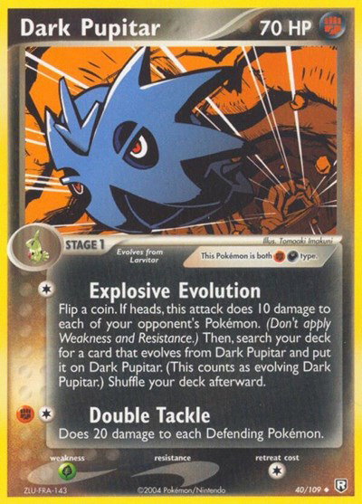 Dark Pupitar (40) 40 — EX Team Rocket Returns