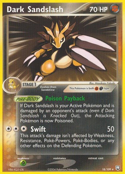 Dark Sandslash 18 — EX Team Rocket Returns